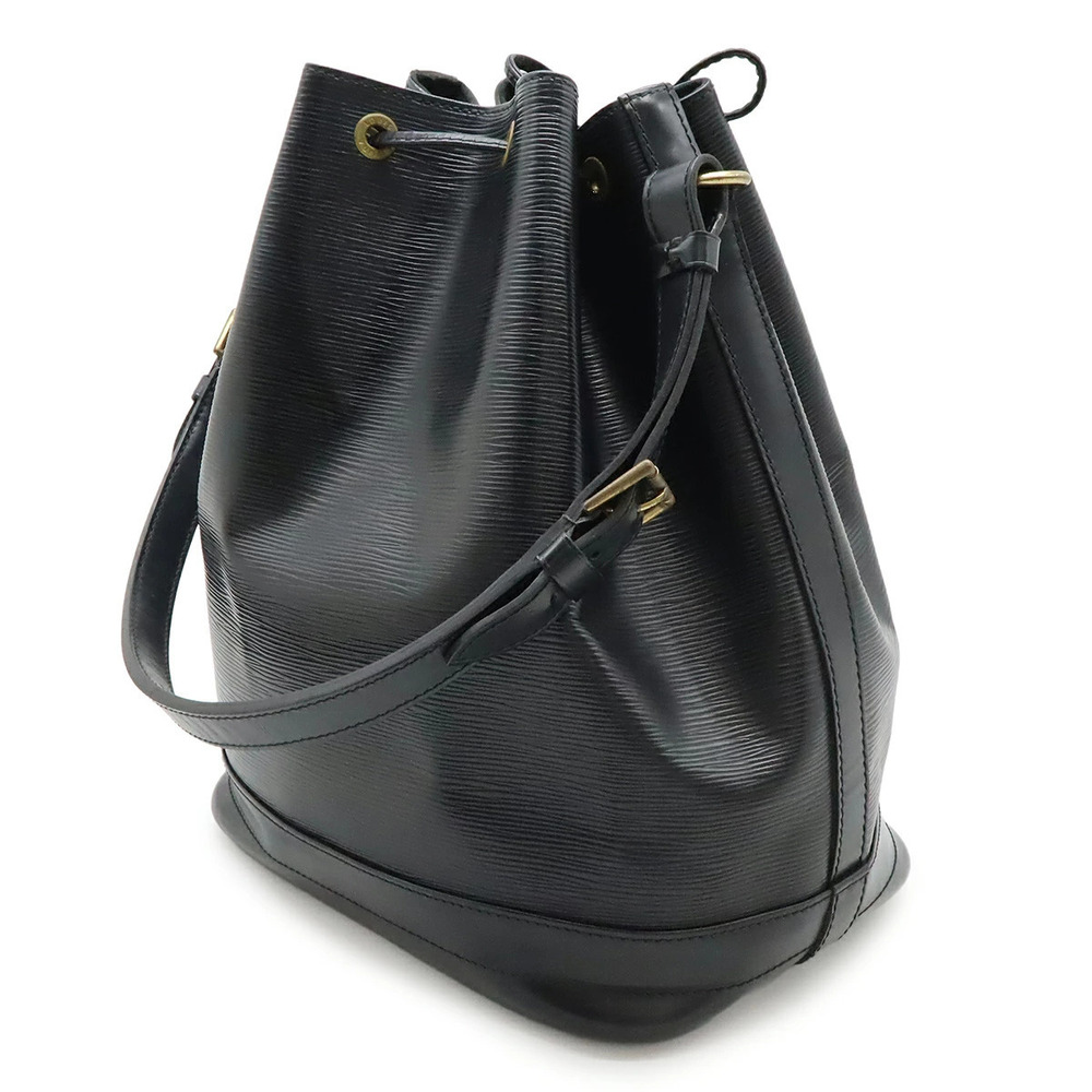 Louis Vuitton Shoulder Noe Epi Bag Hobo Noir Black Drawstring Black